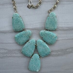Kendra Scott Harlow light green Amazonite in gold